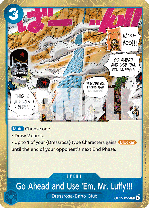 Go Ahead and Use 'Em, Mr  Luffy!!!